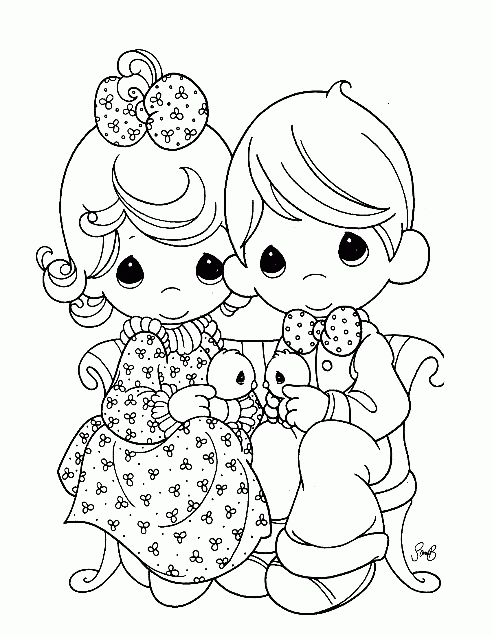 Precious Moments Christian Coloring Pages Coloring Home