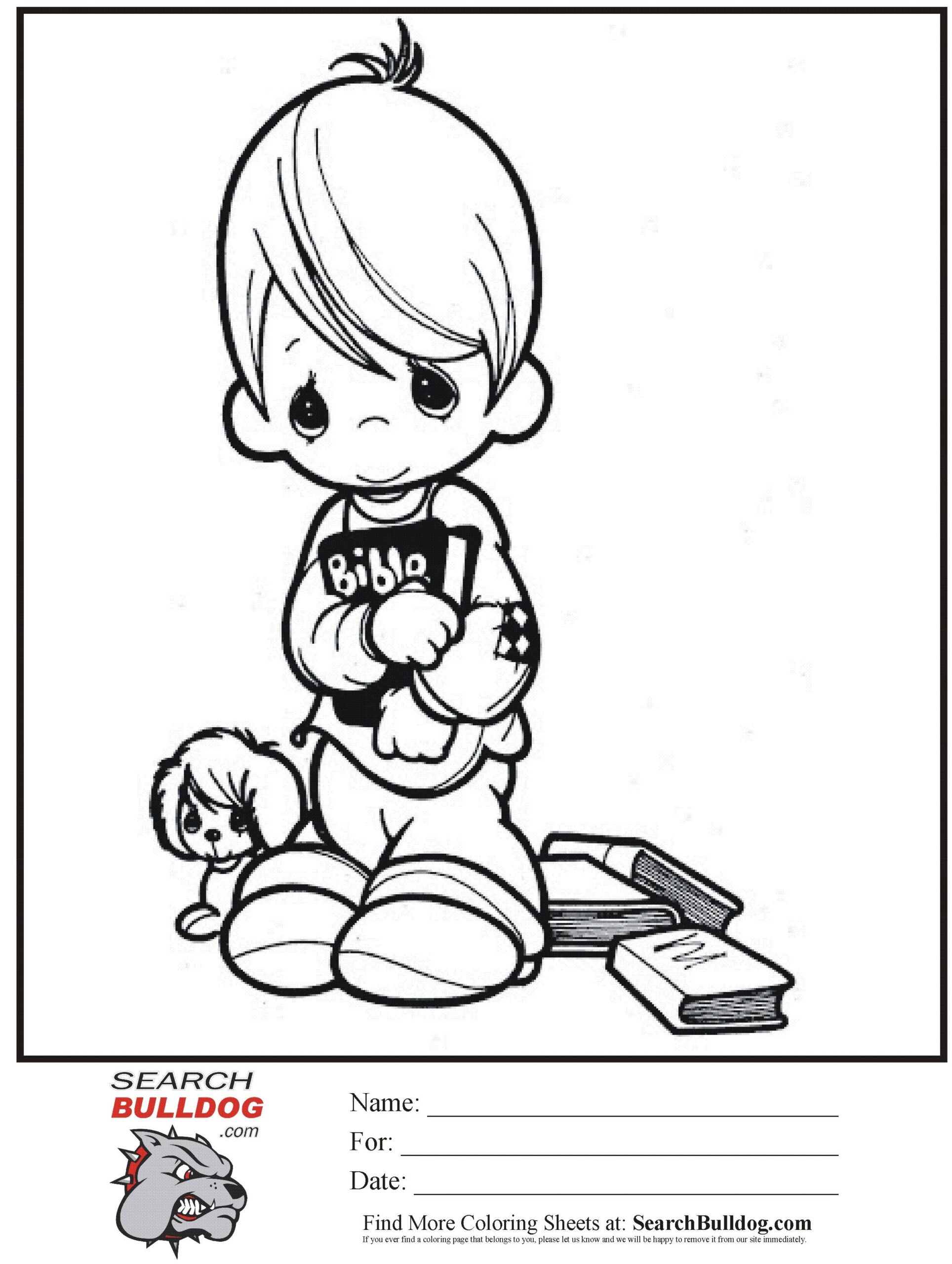 Precious Moments Christian Coloring Pages Coloring Home