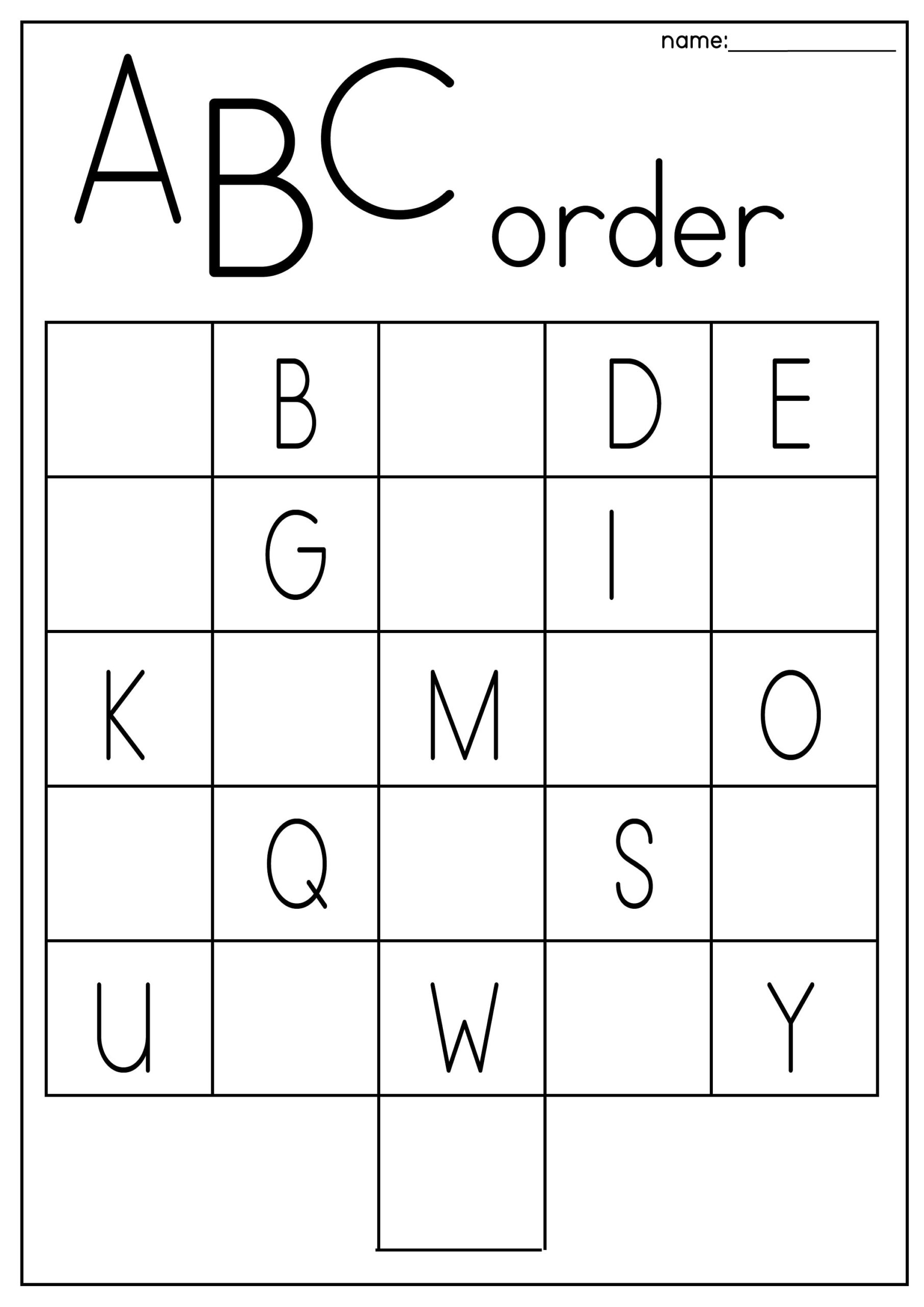 Preschool Worksheets Worksheets Library