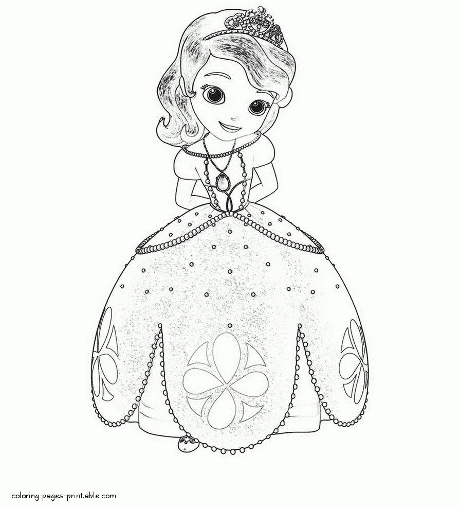 Princess Sofia Coloring Pages COLORING PAGES PRINTABLE COM