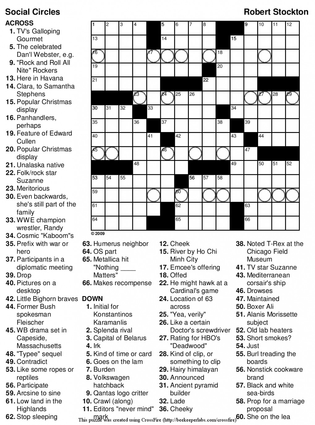 Printable Italian Crossword Puzzles Printable Crossword Puzzles