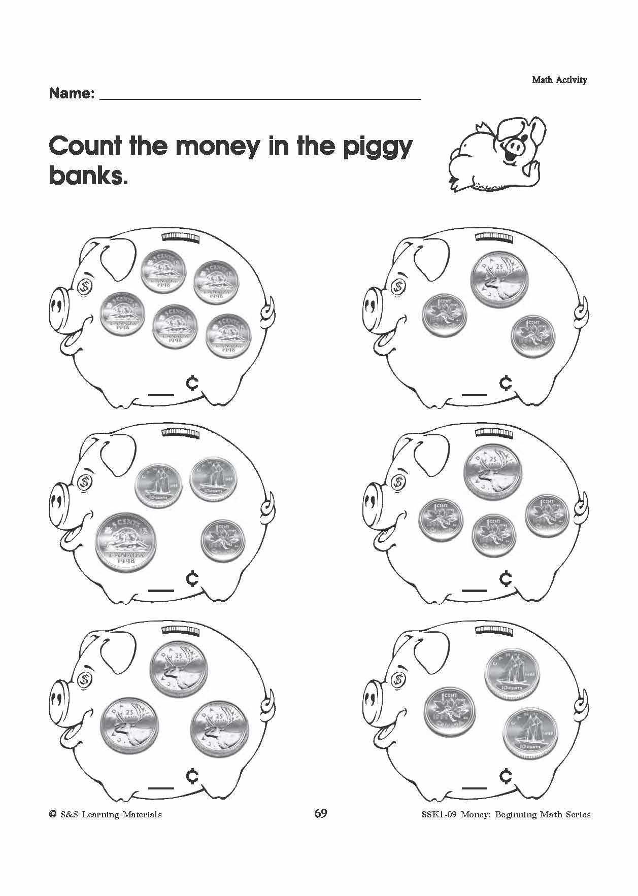 Printable Money Worksheets To 10 Worksheets Library