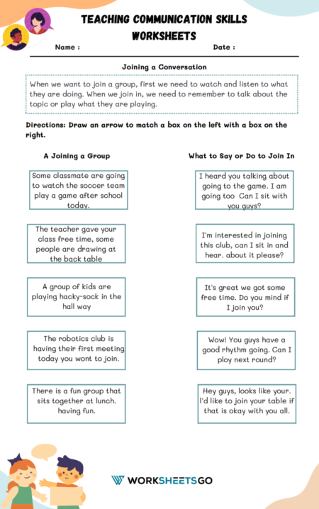 Printable Social Skills Worksheets WorksheetsGO
