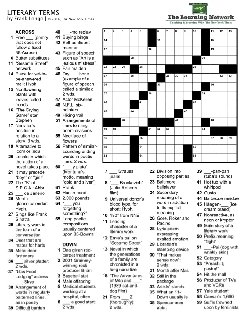 Printable Sunday Crosswords Frank Longo Printable JD