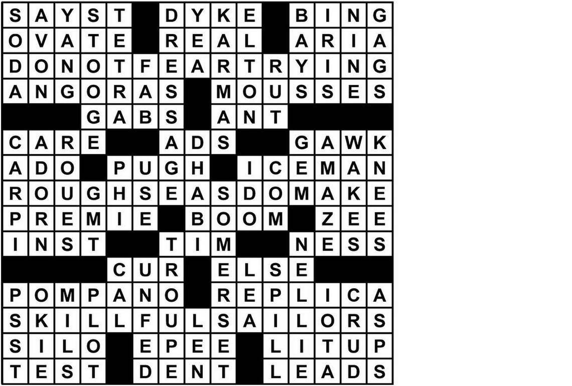 Printable Universal Crossword Printable Crossword Puzzles
