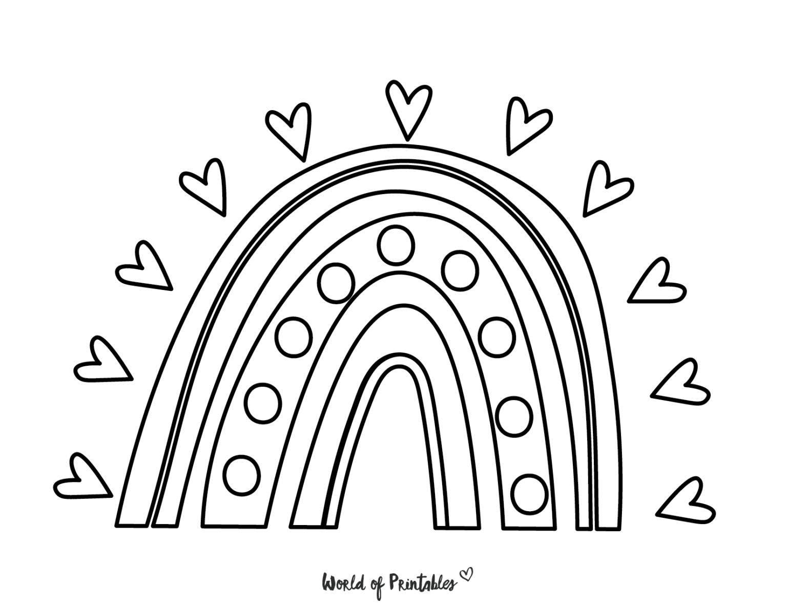 Rainbow Color Printable
