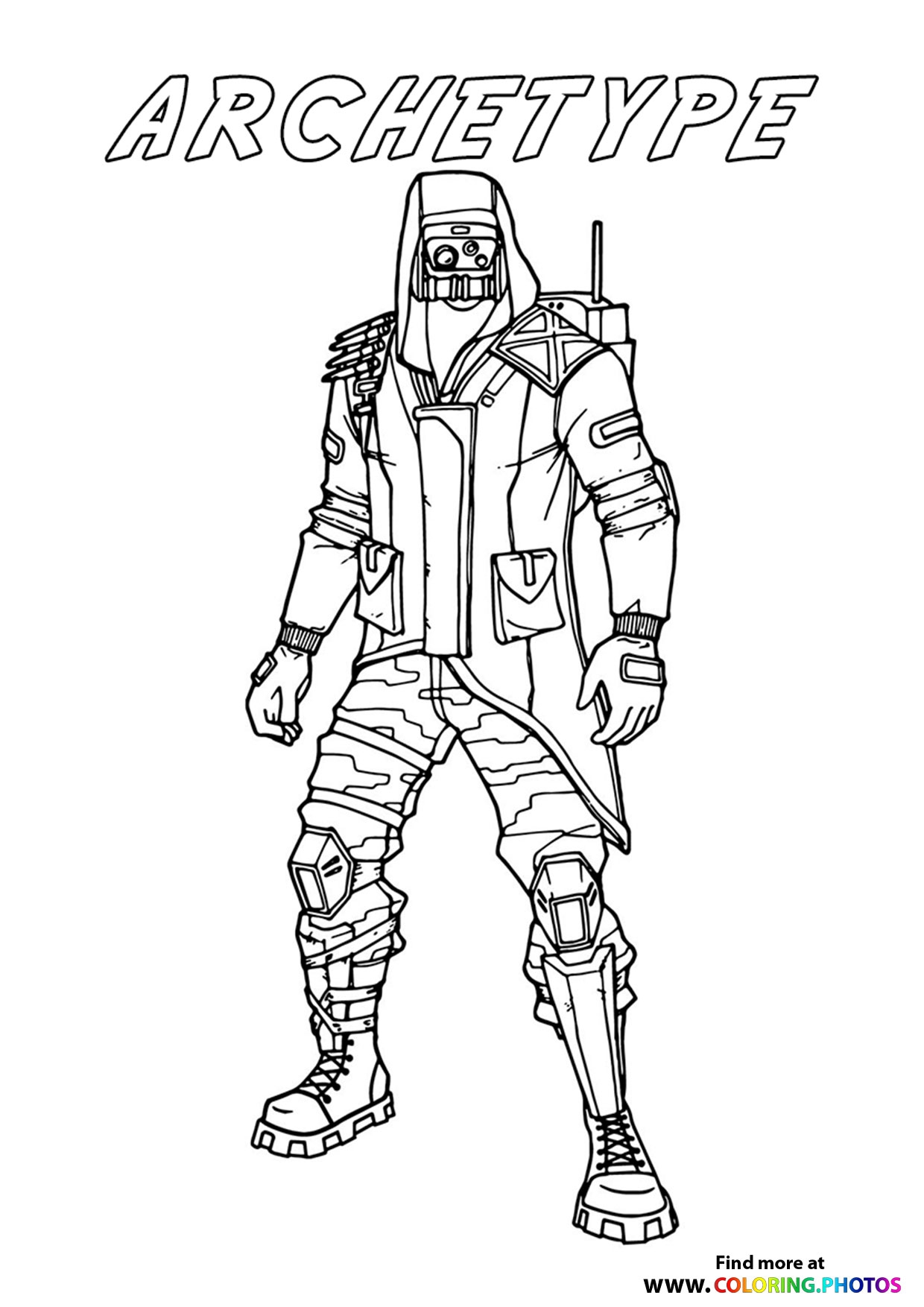 Raven Fortnite Coloring Pages For Kids