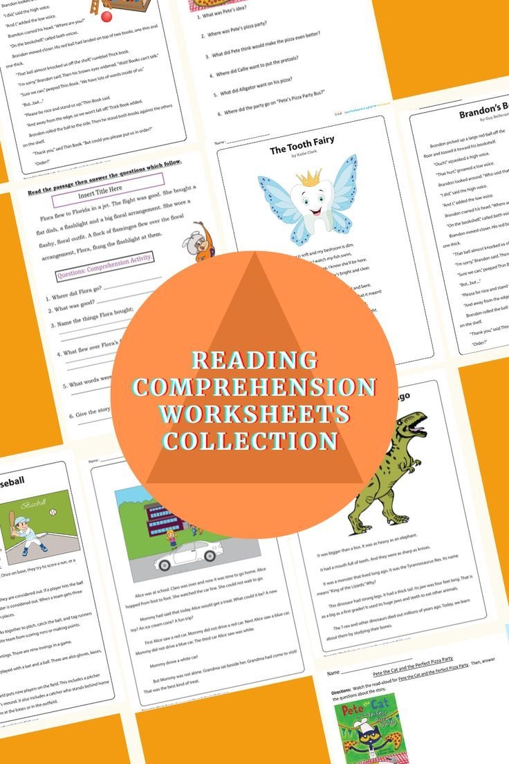 Reading Comprehension Worksheet For Kindergarten