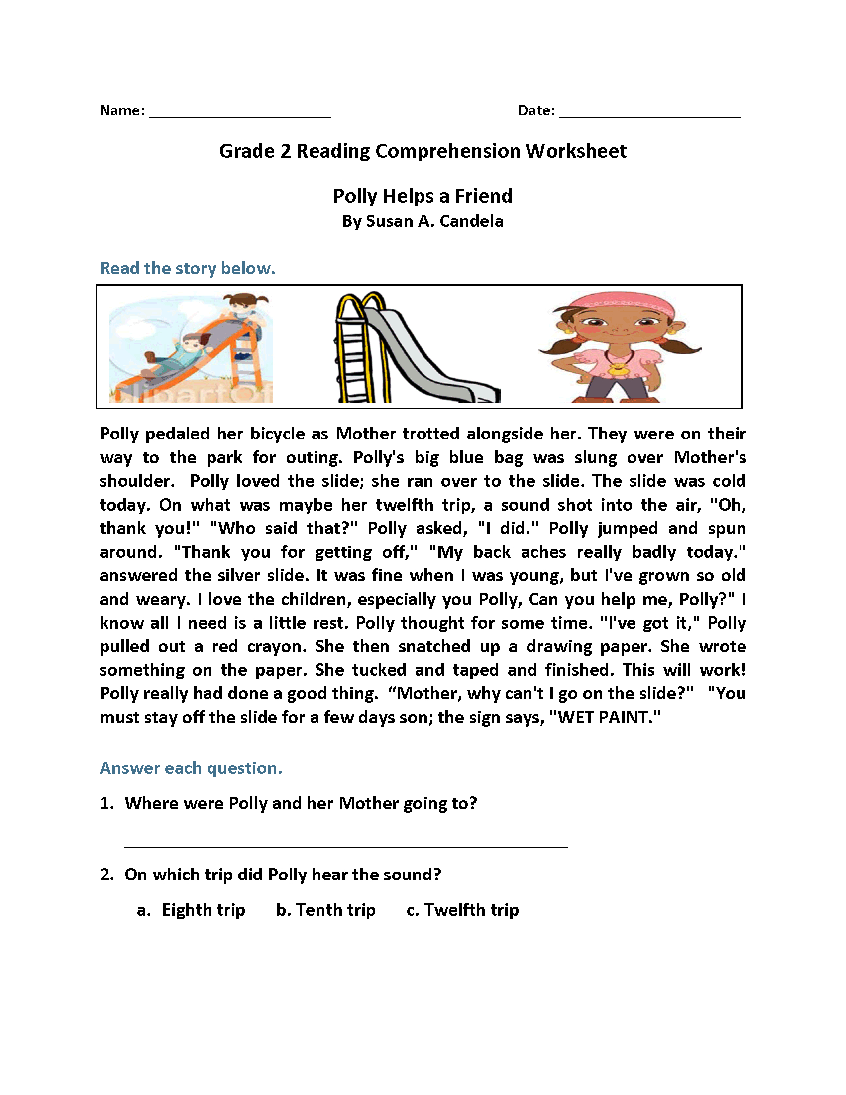 Reading Worksheets Second Grade Reading Worksheets Db excel