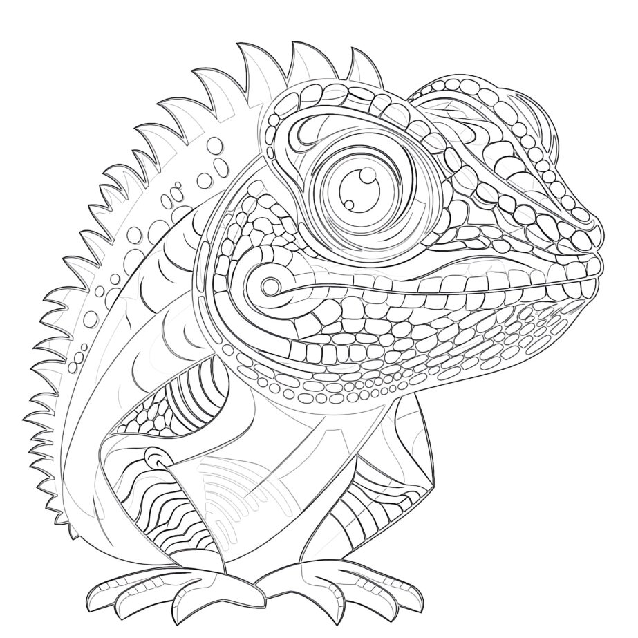 Reptile Coloring Books Coloring Pages Mimi Panda