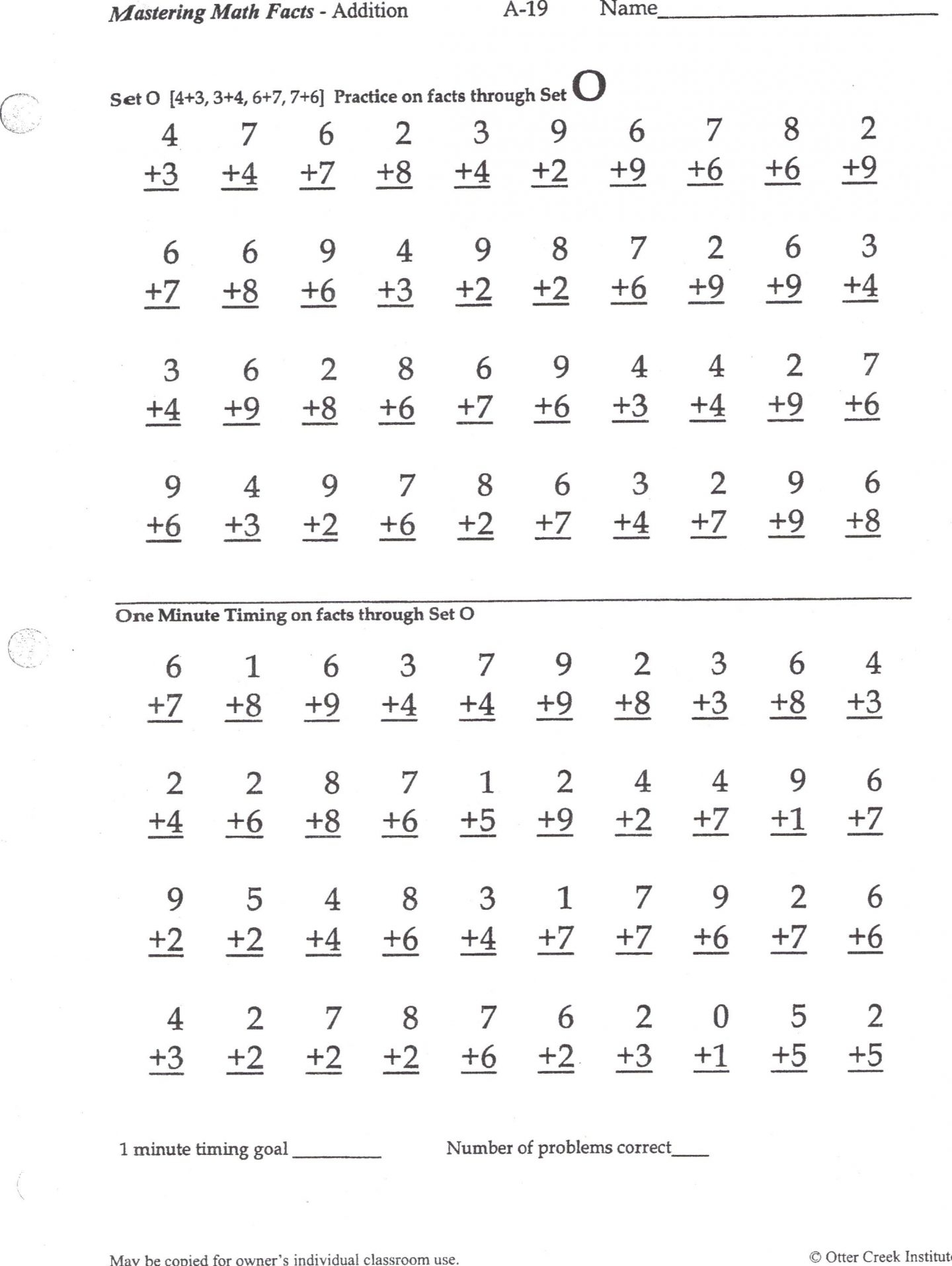 Rocket Math Multiplication Worksheets