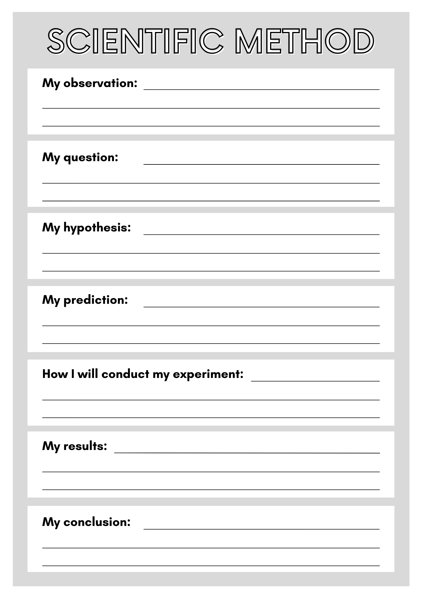 Scientific Method Worksheet Scientific Method Practice Worksheet 