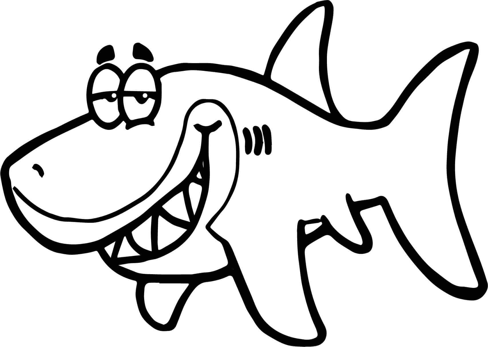 Shark Coloring Pages Learny Kids