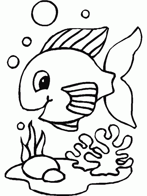 Simple Fish Coloring Pages Download And Print For Free