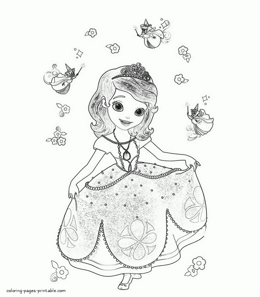 Sofia Coloring Pages Free COLORING PAGES PRINTABLE COM