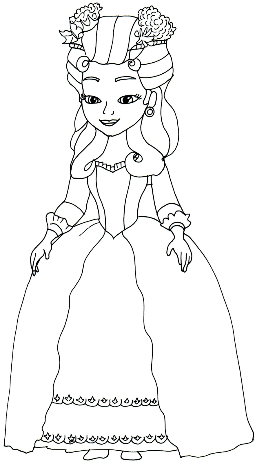 Sofia The First Coloring Pages Coloring Home
