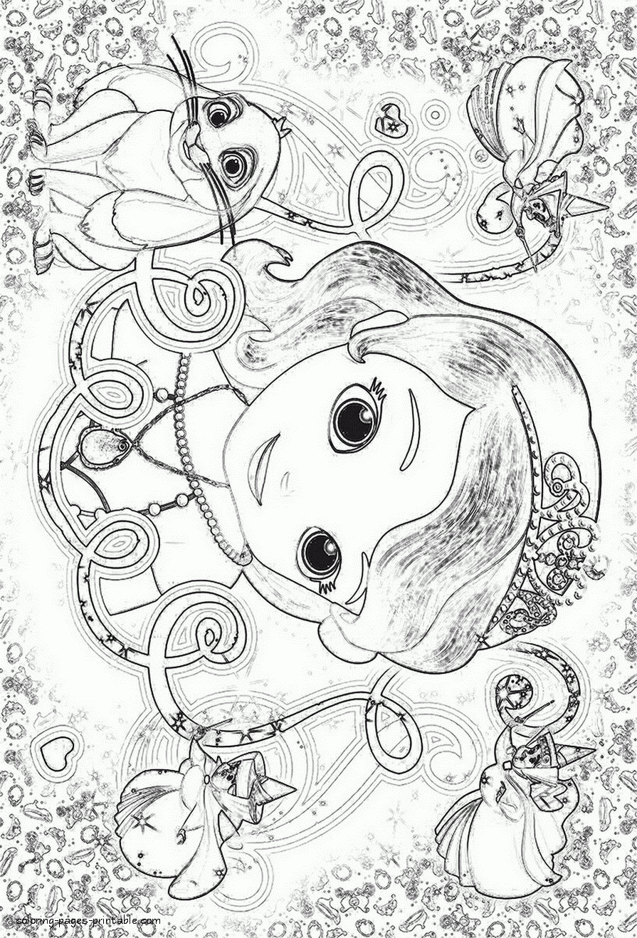 Sofia The First Coloring Pages To Print COLORING PAGES PRINTABLE COM