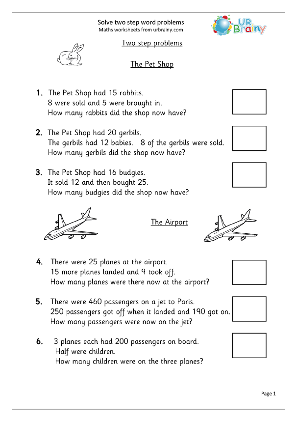 Solve Two Step Word Problems Reasoning Problem Solving Maths 