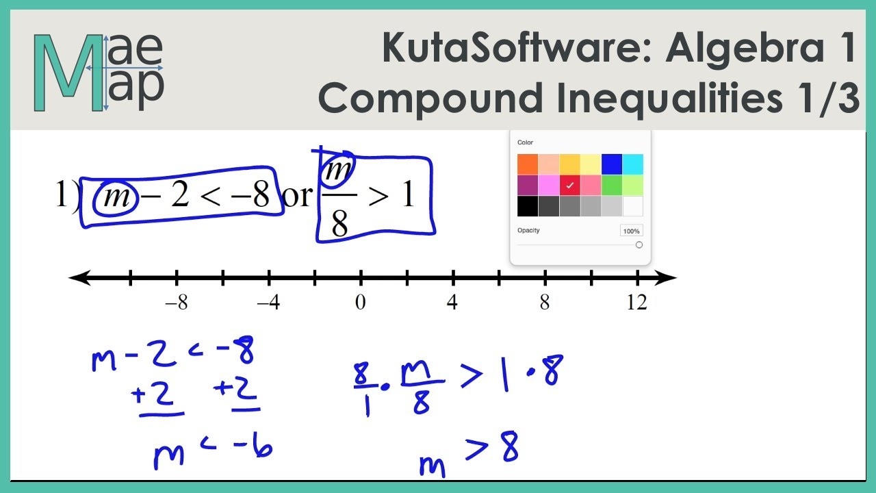 Solving Compound Inequalities Worksheet Wordworksheet