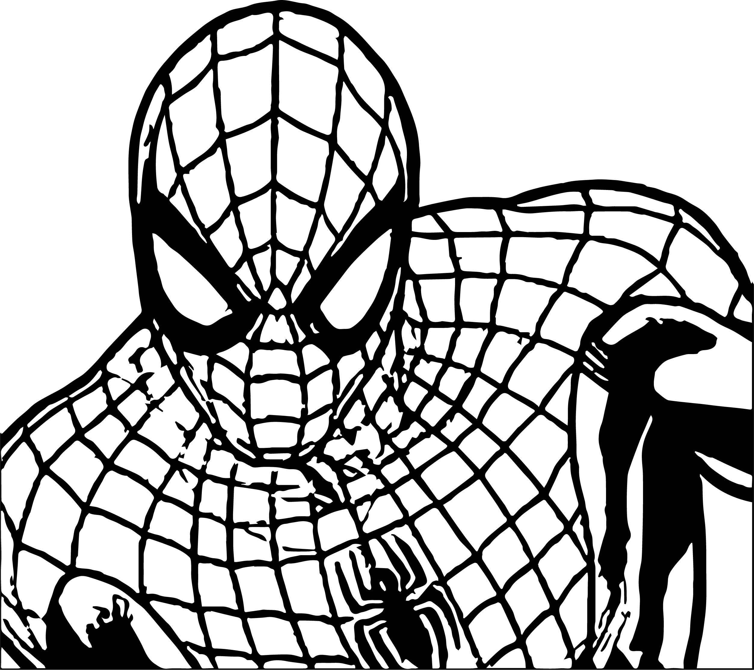 Spider Man Comic Book Coloring Page Coloring Pages