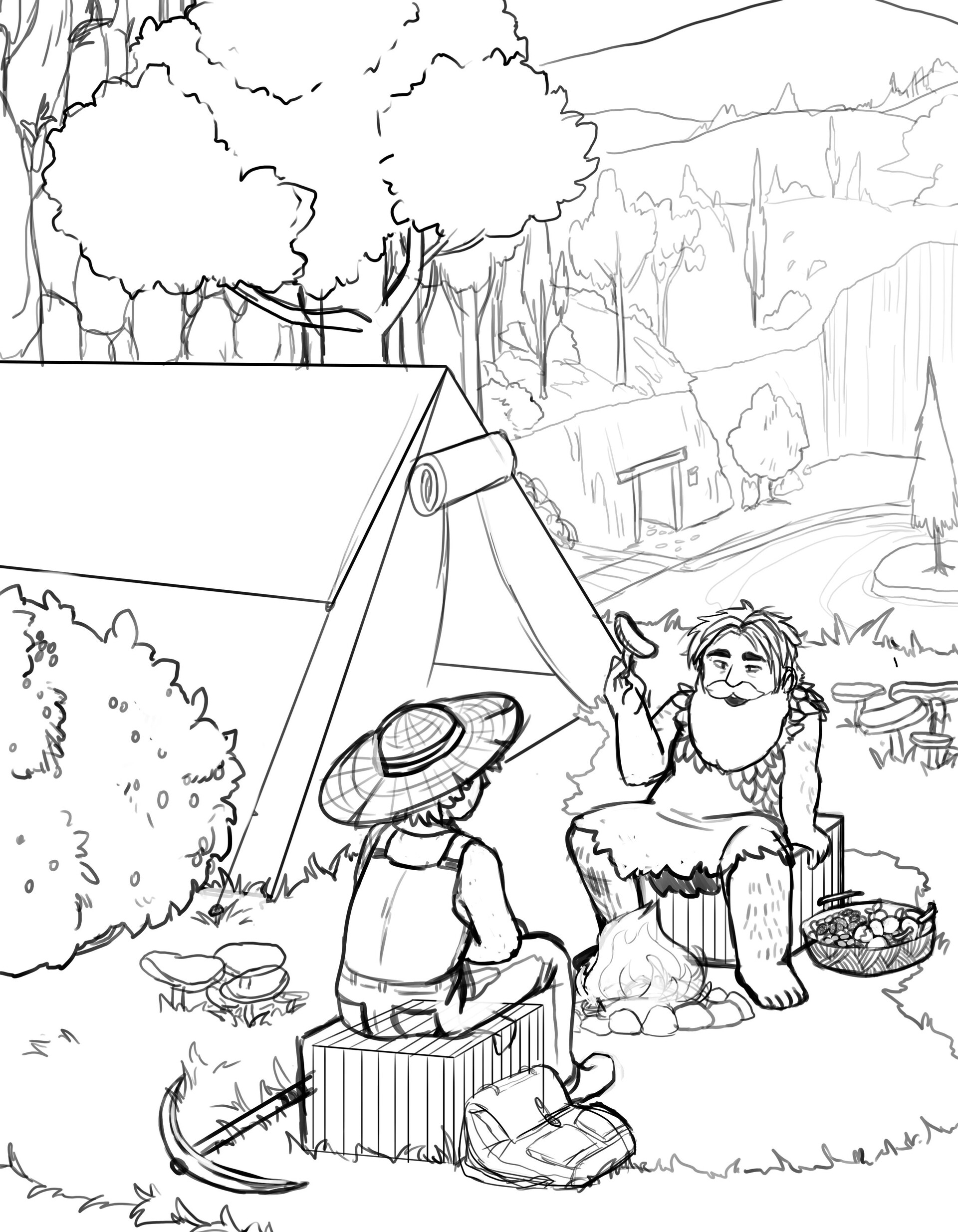 Stardew Valley Coloring Home