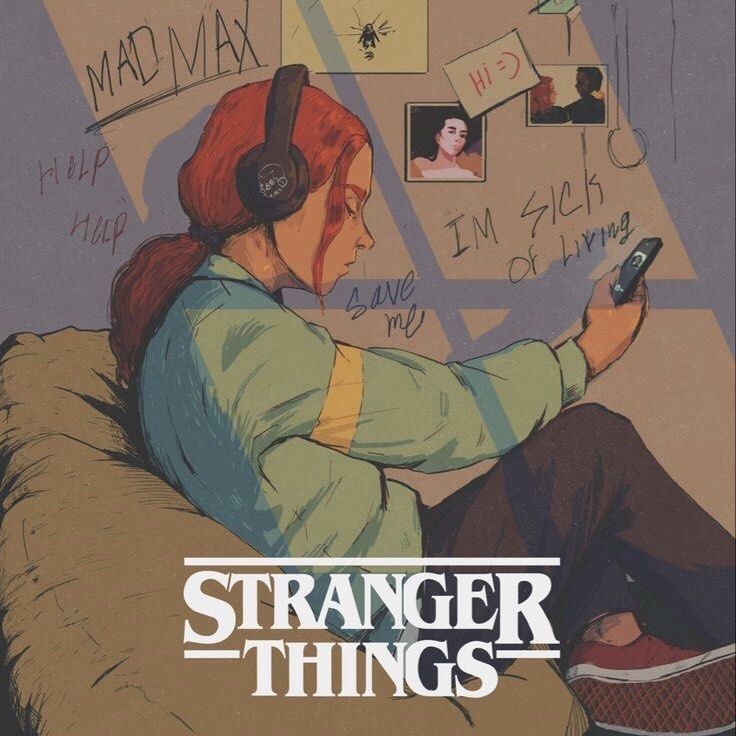 Stranger Things Colouring Pages printable Hobbies Toys Stationery 
