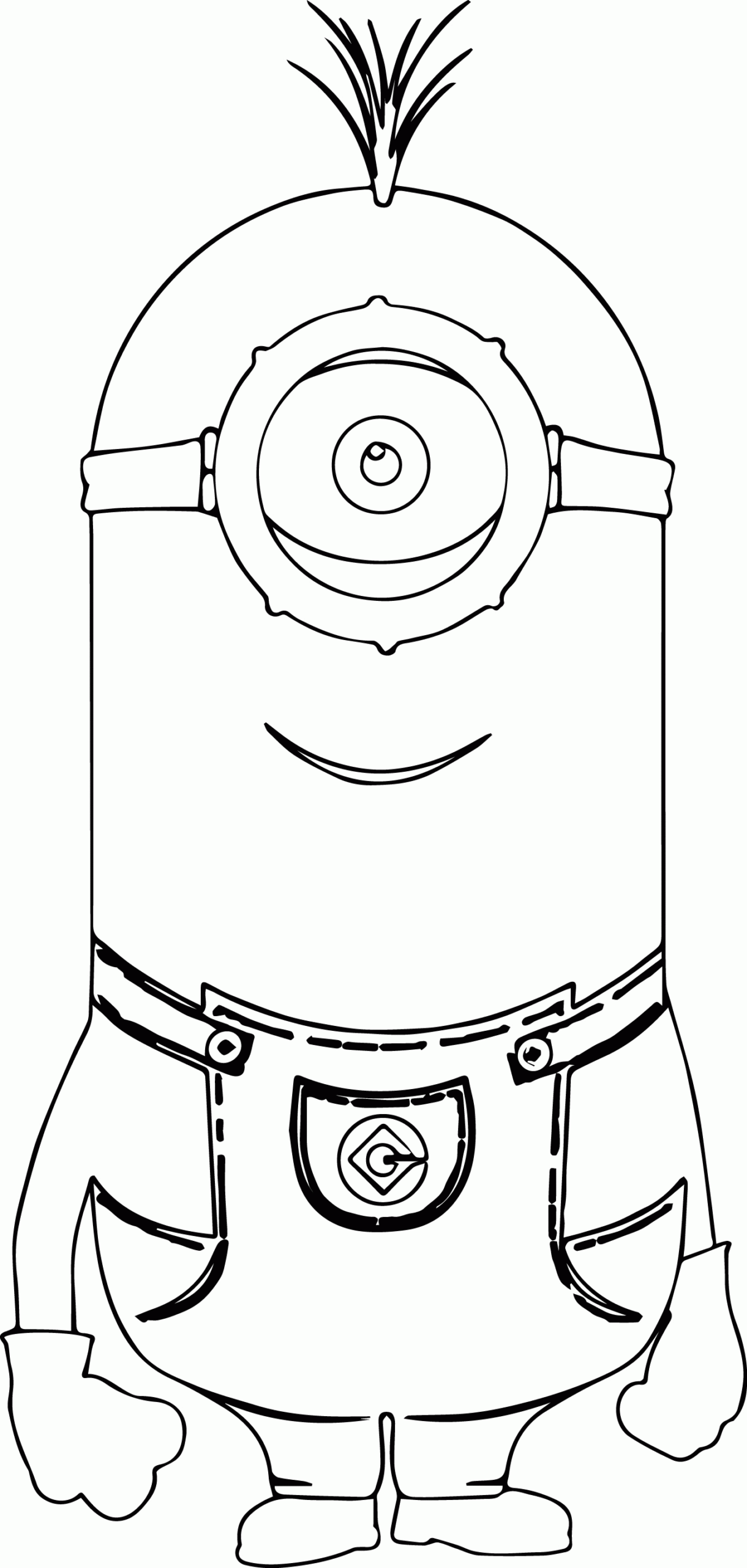 Stuart Minion Coloring Pages Coloring Home