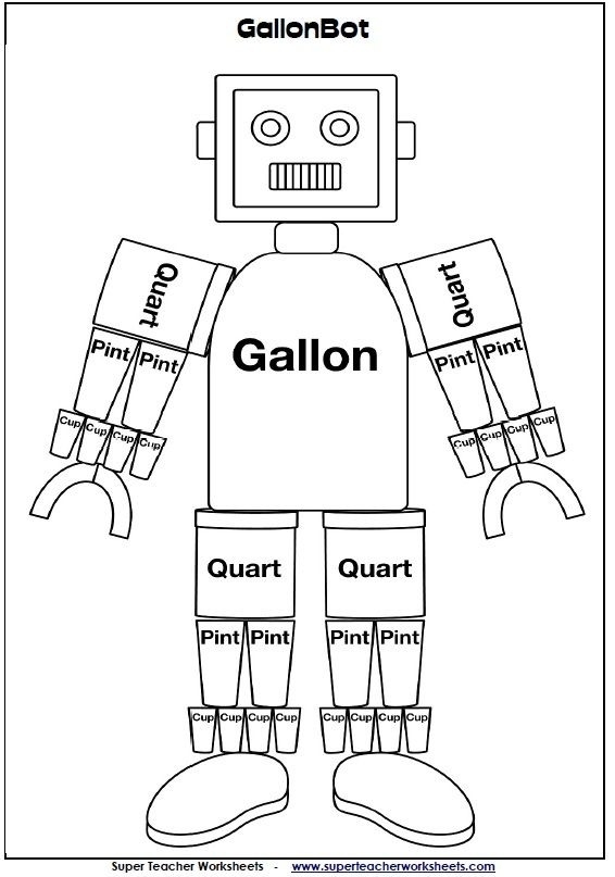 Super Teacher Worksheets Measuring Capacity Worksheets Master