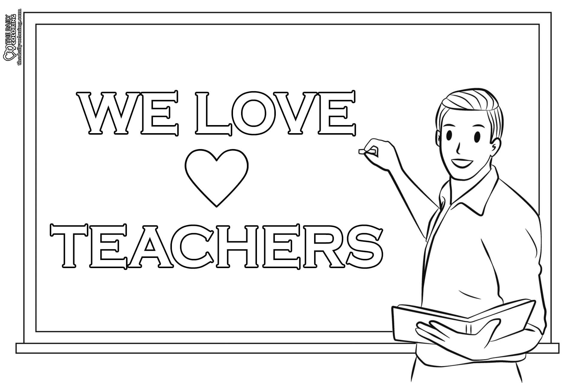 Teacher Coloring Pages 2023 The Daily Coloring