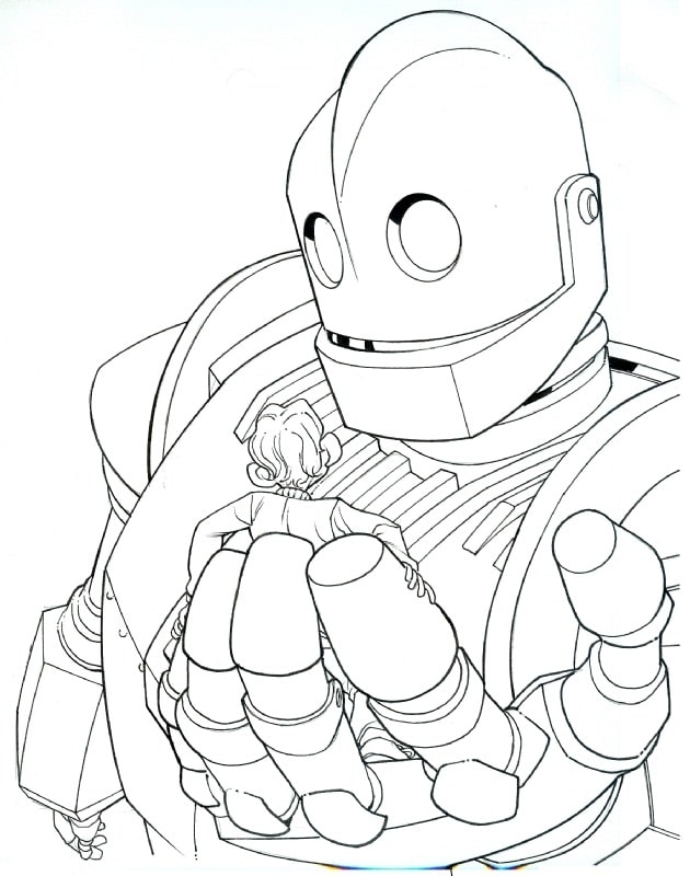 Teddy Iron Giant Coloring Page Coloring Page Free Printable Coloring 