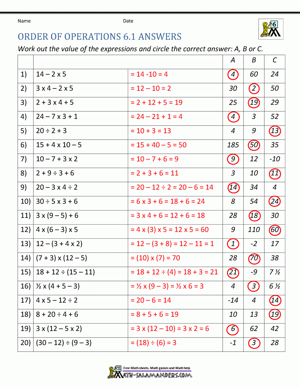 The Best Free 6th Grade Math Resources Complete List Mashup Math 