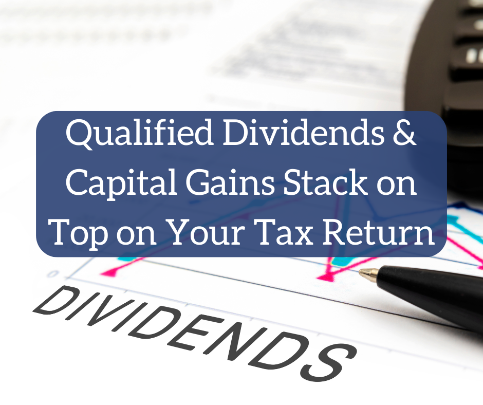 The Qualified Dividends Capital Gain Tax Worksheet White Coat 
