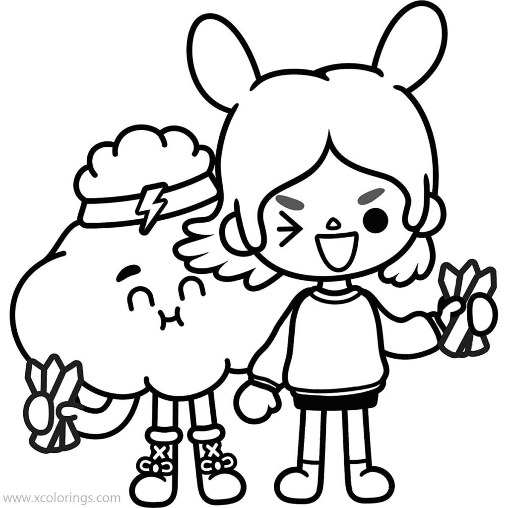 Toca Boca Coloring Pages Characters XColorings