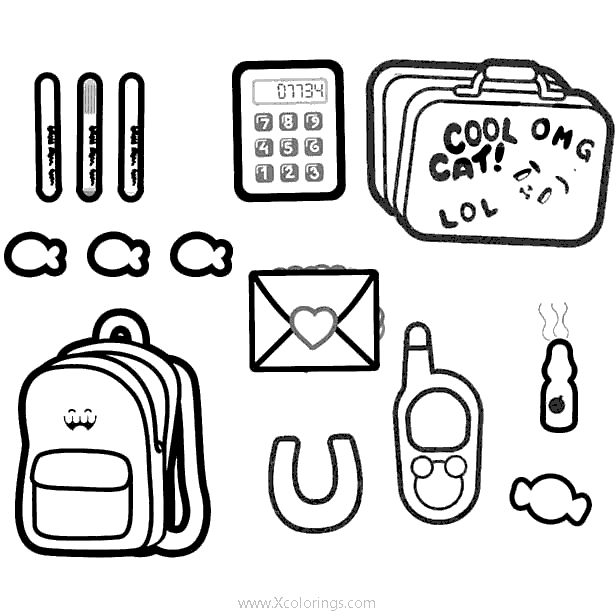 Toca Boca Coloring Pages Toca Life XColorings