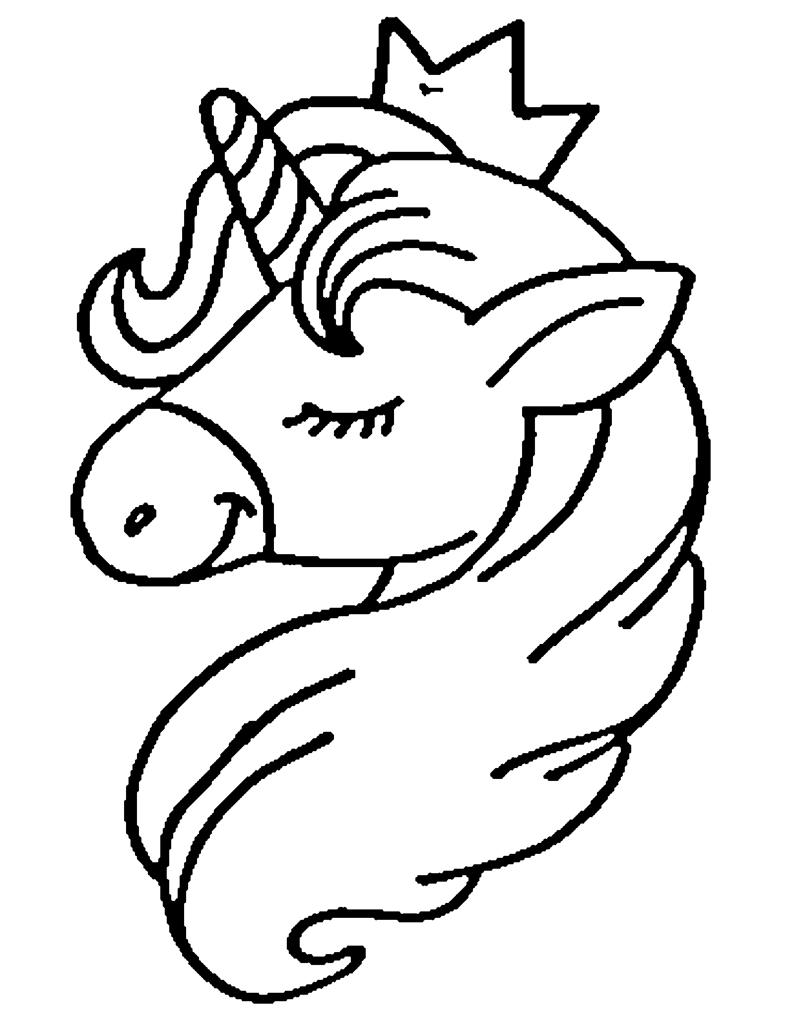 Unicorn Images To Colour