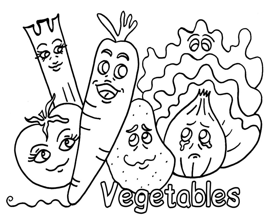 Vegetable Coloring Pages Best Coloring Pages For Kids