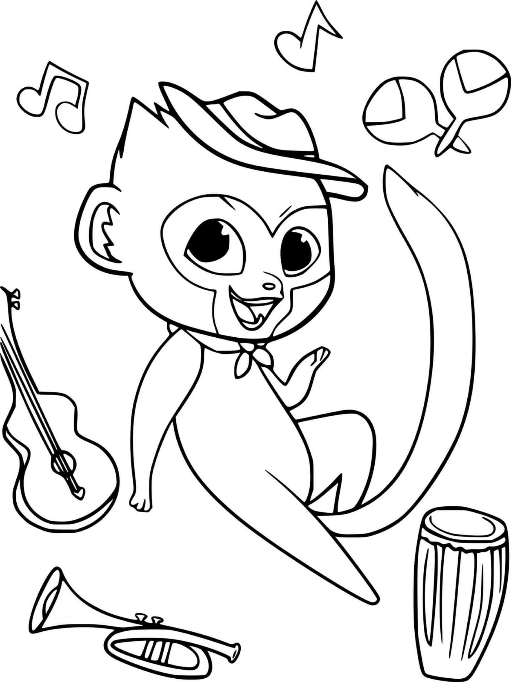 Vivo Coloring Pages 7 Printable Sheets Simple To Draw Easy For Kids