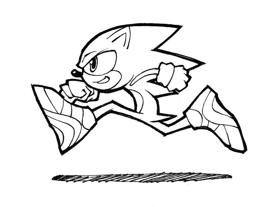 Werehog Sonic Coloring Page Free Printable Coloring Pages For Kids