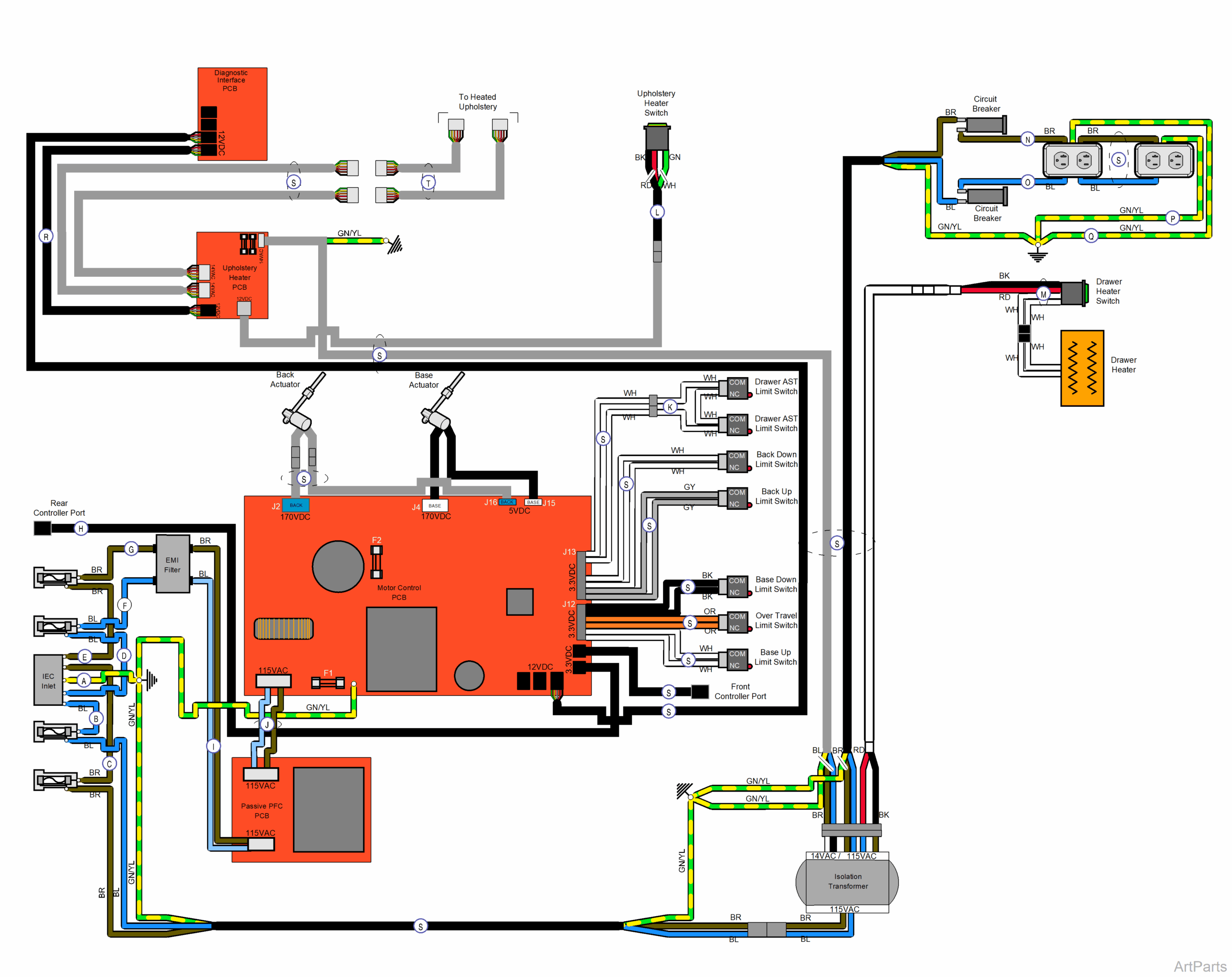 Wiring Diagram For Electric Recliner A Complete Guide Archute