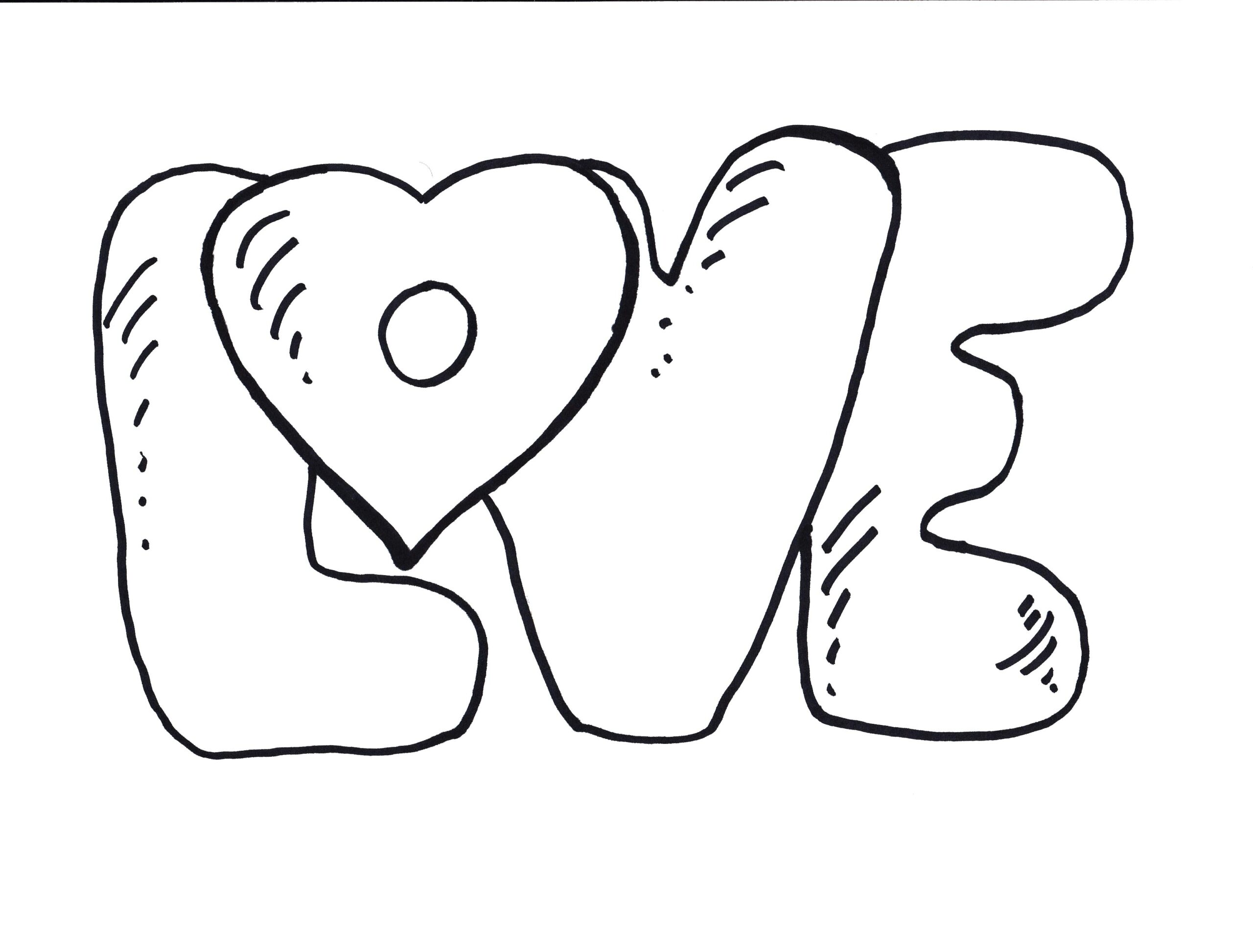 Word Coloring Pages Free Download On ClipArtMag