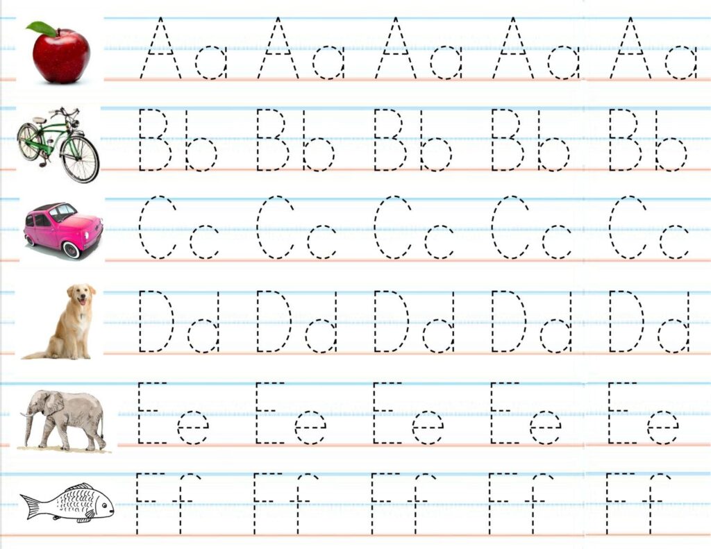 Abc Writing Practice - Printable Coloring Free