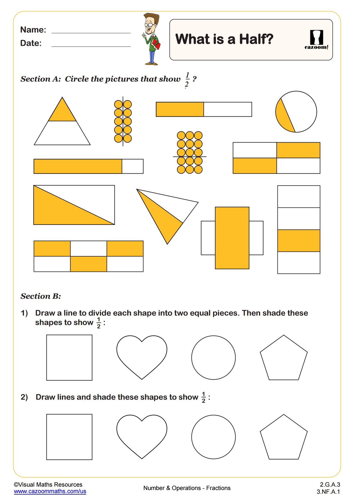Year 6 Fractions Worksheet Subtraction Primary Resource 