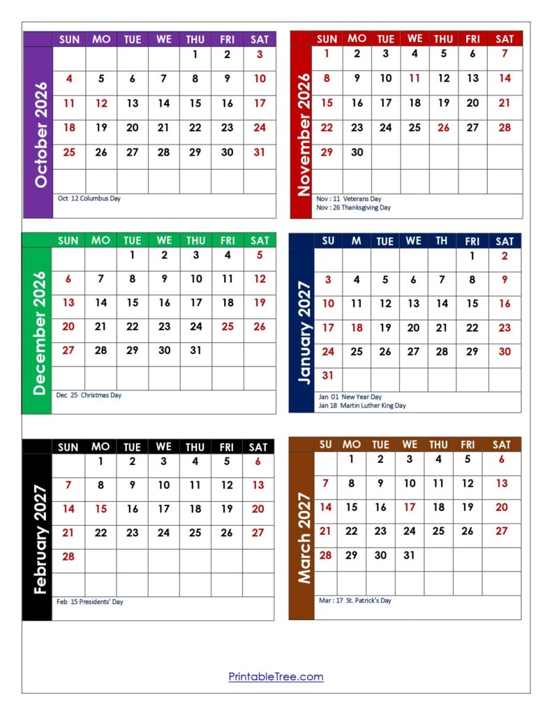 Family planning session using two-year calendar pages