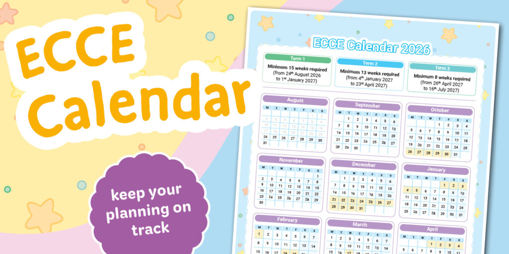 image alt text: Students color-coding a classroom calendar