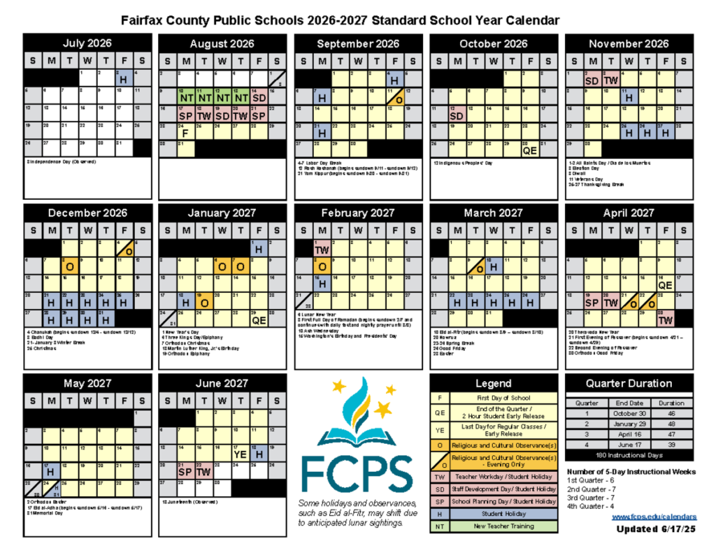 Home study area with calendar planning board